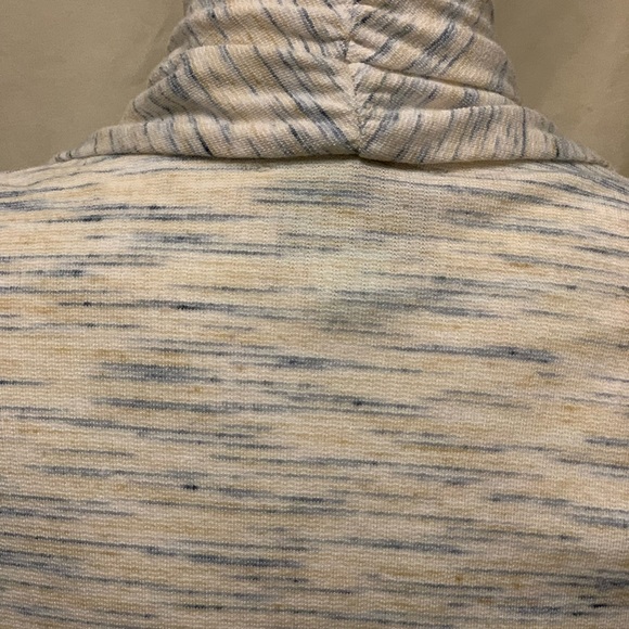 Anthropologie Saturday Sunday Size XS Elsa Marled Wrap pullover top Draped Front - Picture 7 of 8